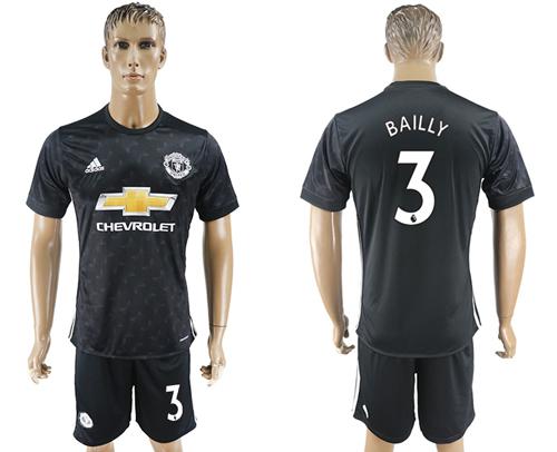 Manchester United #3 Bailly Away Soccer Club Jersey - Click Image to Close